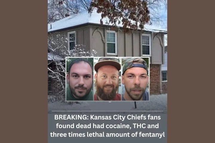 Kansas City Chiefs fans found d-ead had co-caine, T-HC and three times lethal amount of fen-tanyl