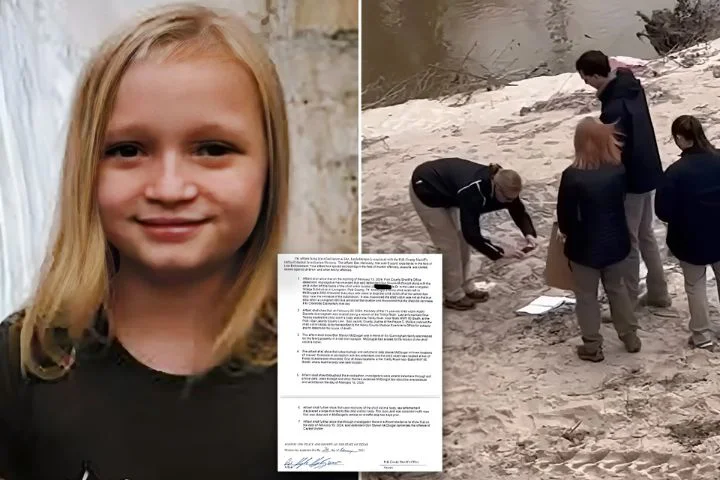 Audrii Cunningham’s body was found tied to ‘large rock’ with rope linked to family friend now charged with 11-year-old’s m-urder