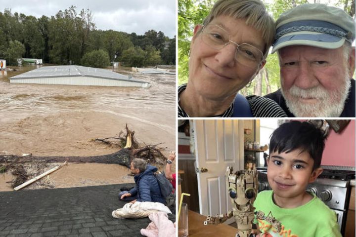 Mom tells story of losing son, 7, and parents in Hurricane Helene after taking hea-rtbreaking final photo